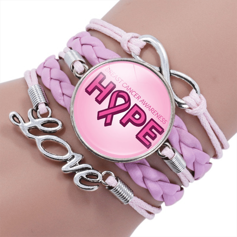 Alicia | Breast Cancer Awareness Women's Handmade Bracelet