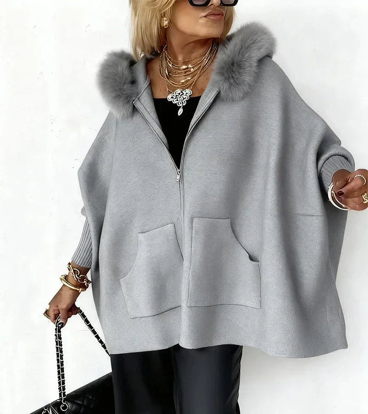 ARABELLE™ | Casual Hooded Coat with Fur Collar 1