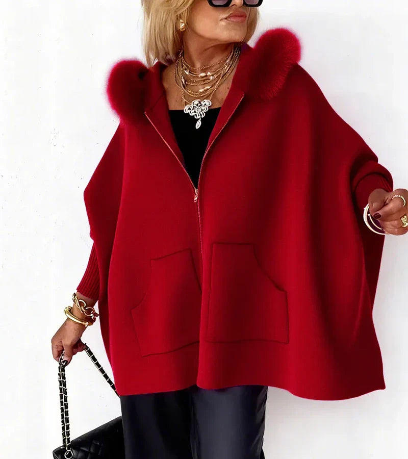 ARABELLE™ | Casual Hooded Coat with Fur Collar 2