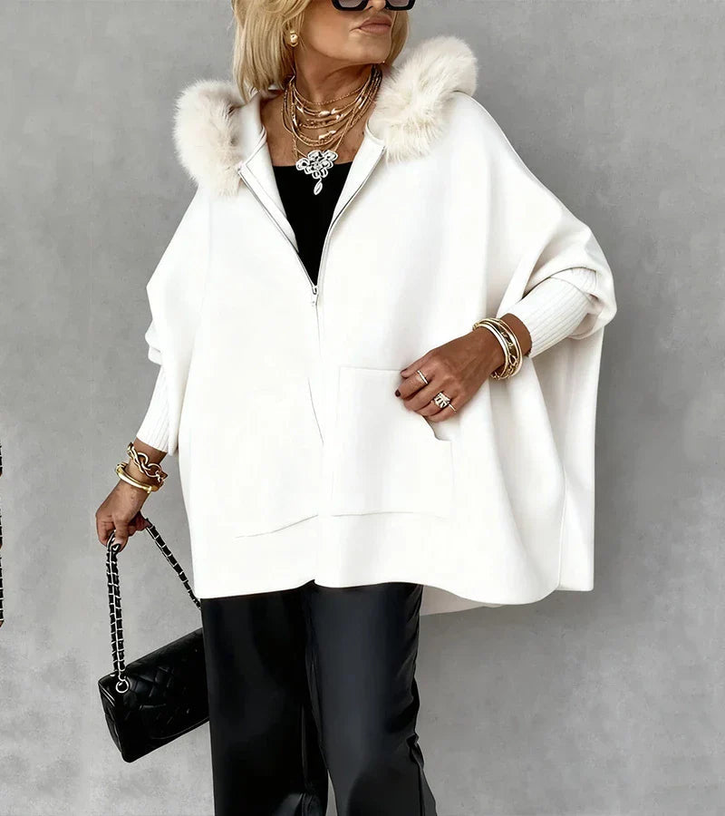 ARABELLE™ | Casual Hooded Coat with Fur Collar 5