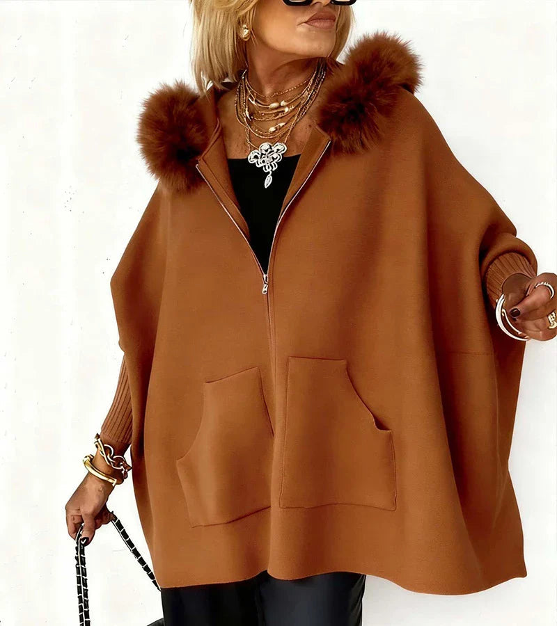 ARABELLE™ | Casual Hooded Coat with Fur Collar 6
