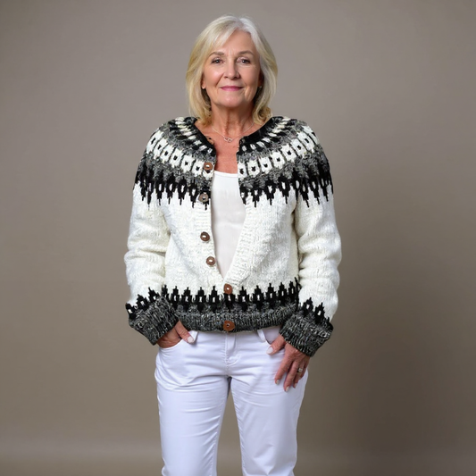 Abbie | Vintage Icelandic Wool Cardigan 1