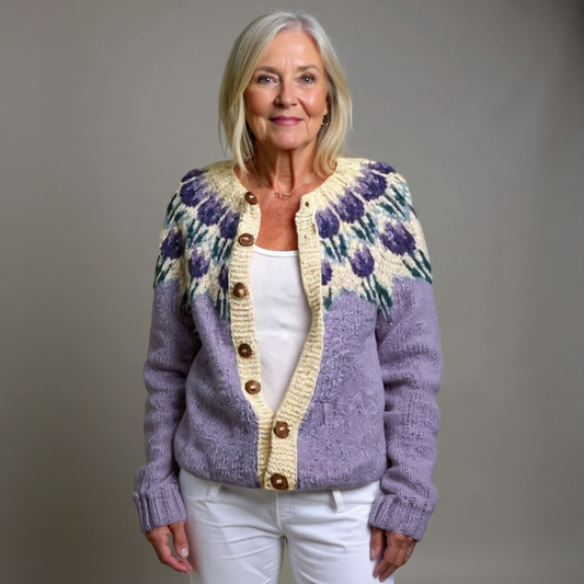 Abbigail | Vintage Icelandic Wool Cardigan 1