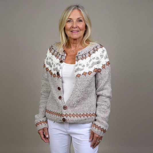 Abby |Vintage Icelandic Wool Cardigan 1
