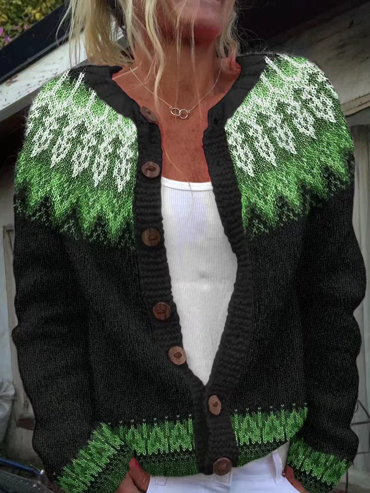 Adrienne | Vintage Icelandic Wool Cardigan 0
