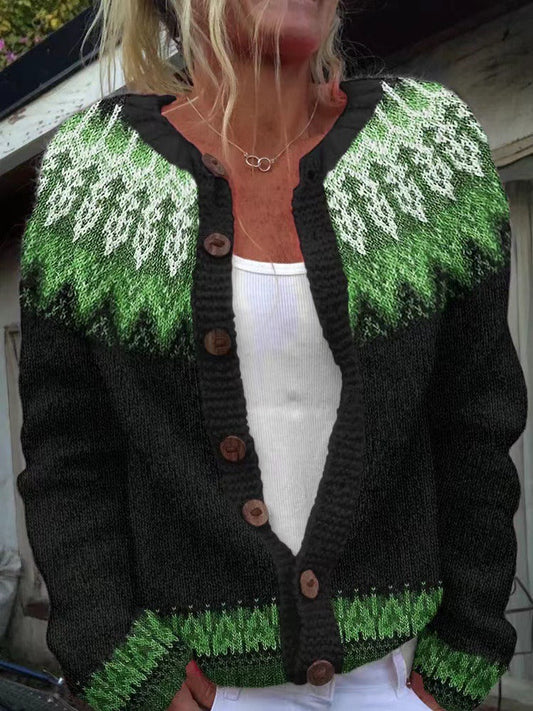 Adrienne | Vintage Icelandic Wool Cardigan 0