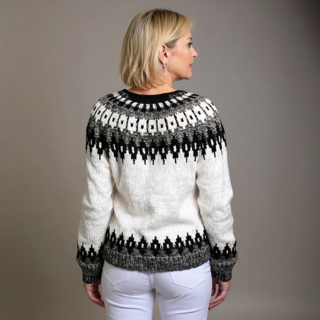 Alexa | Vintage Icelandic Wool Cardigan 2