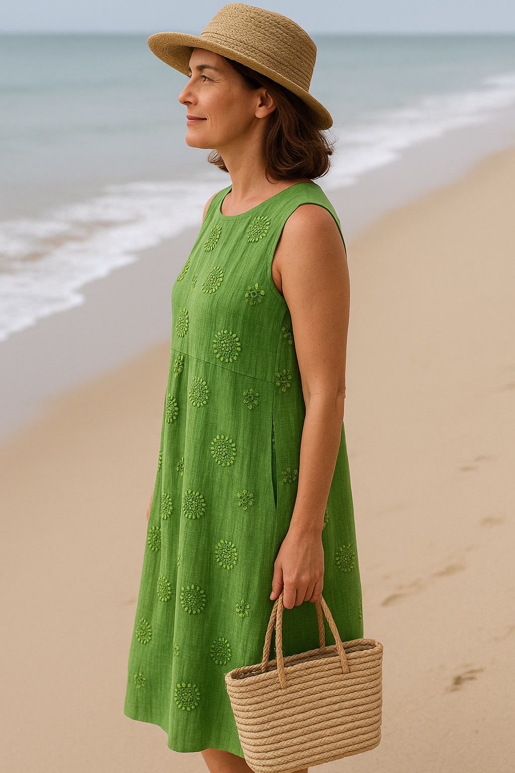 Alexandra™ | Elegant Floral Midi Dress for Women