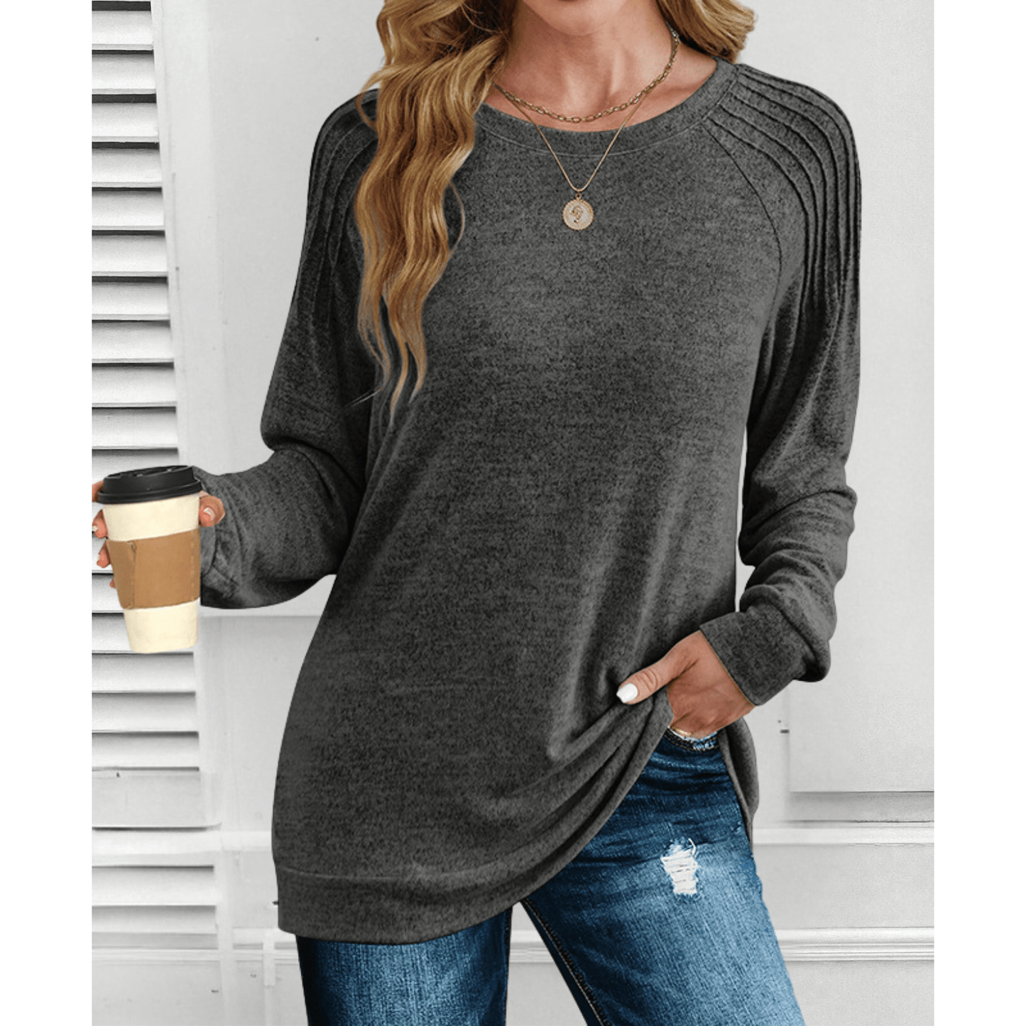 Alisa™ | Cozy Long Sleeve Top