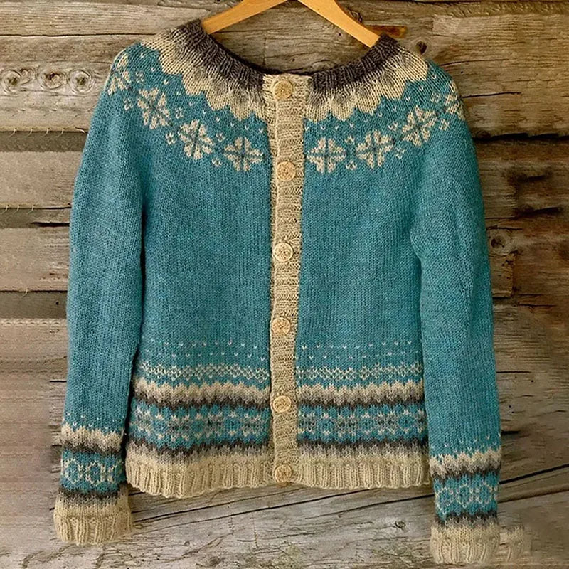 Allaira | Vintage Icelandic Wool Cardigan 0