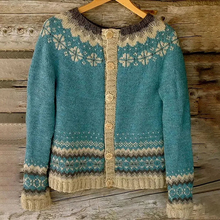 Allaira | Vintage Icelandic Wool Cardigan 0