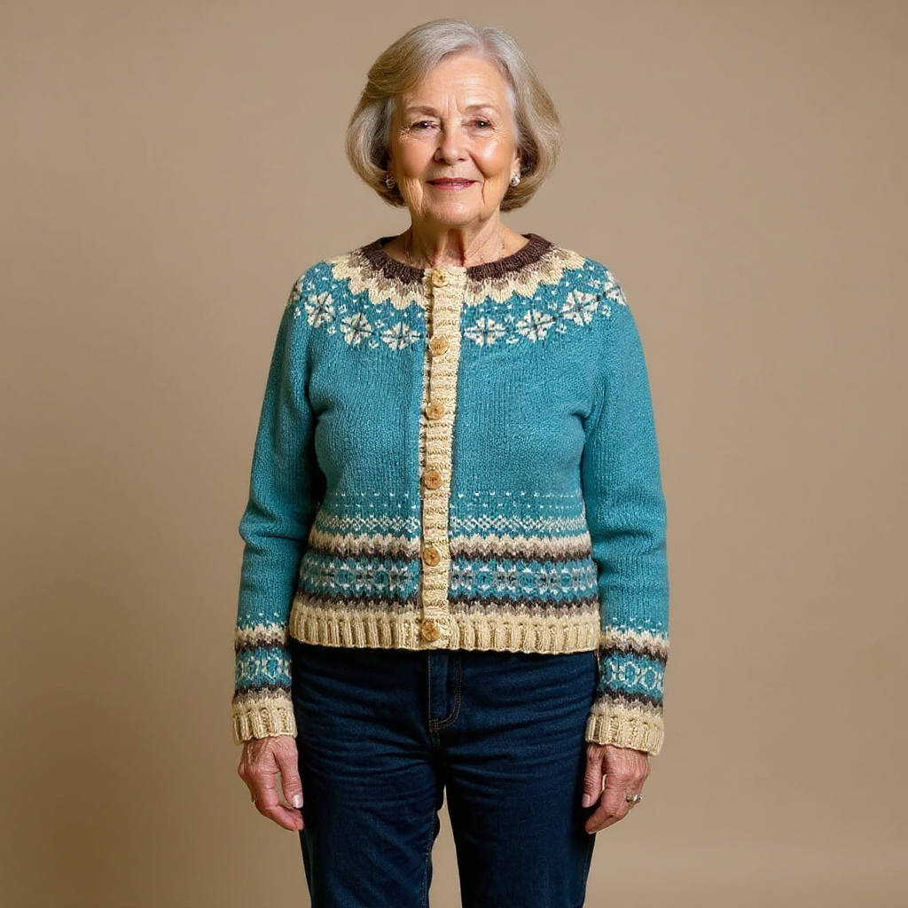 Allaira | Vintage Icelandic Wool Cardigan 1
