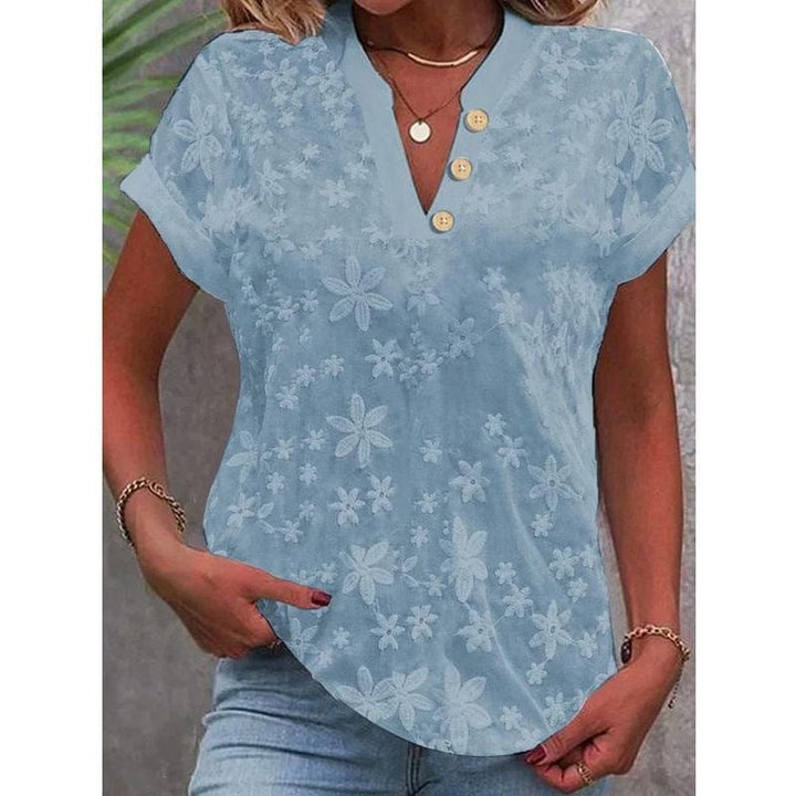 Amara™ | Elegant Floral Blouse