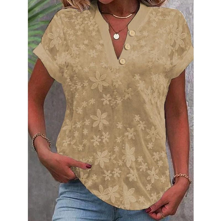 Amara™ | Elegant Floral Blouse