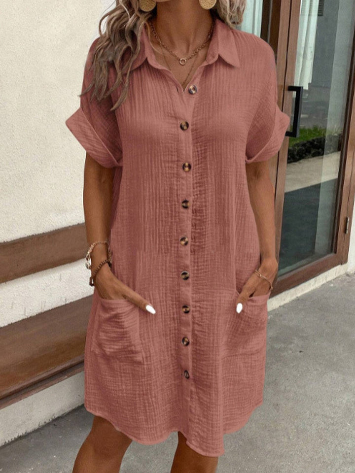 Amelia™ | Flattering Shirt Dress