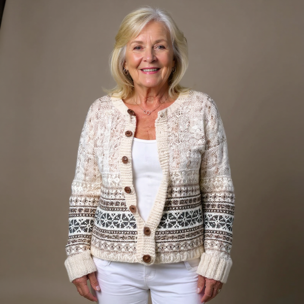 Amira | Vintage Icelandic Wool Cardigan 1