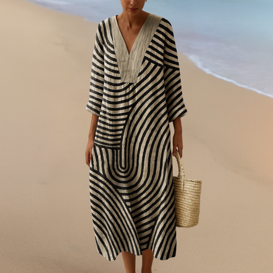 Amy™ | Flattering Long Sleeve Maxi Dress for Women