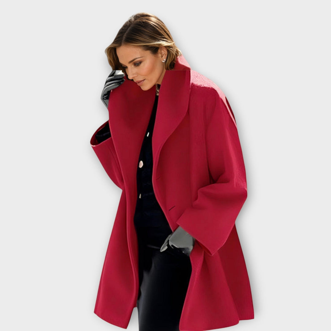 Anna - Premium Windproof Wool Coat