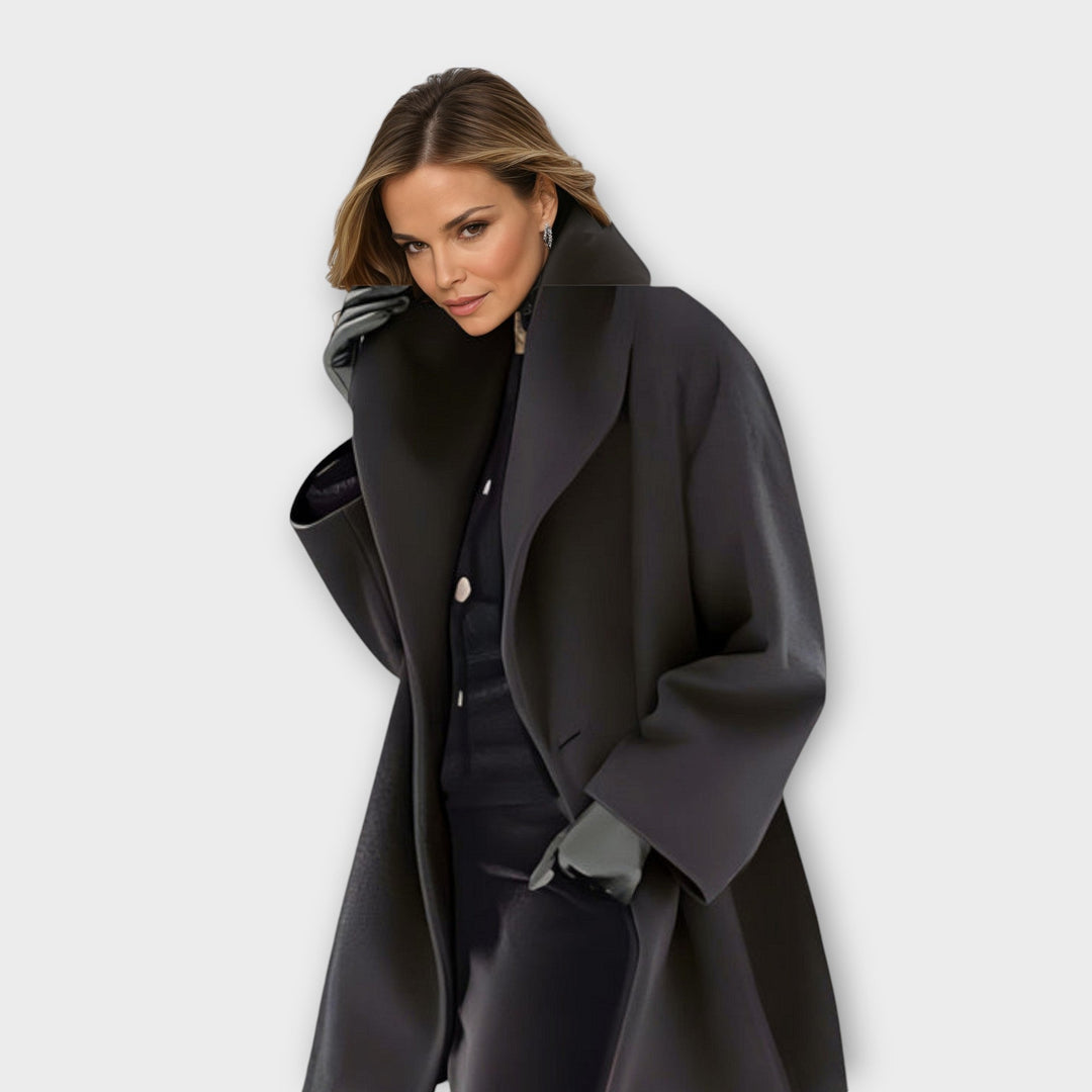 Anna - Premium Windproof Wool Coat