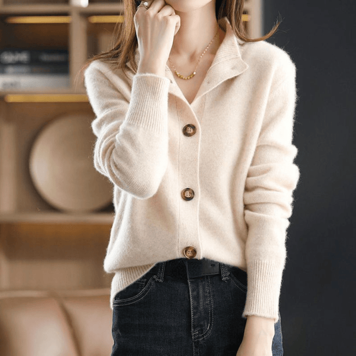 Annie | Knitted Cashmere Vest 0