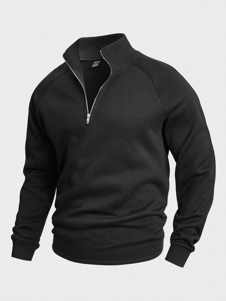 Antonio | Zip-up with half zip 0