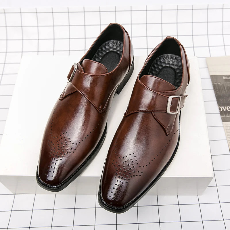 Ashford™ | Comfortable Monk Strap Dress Shoes