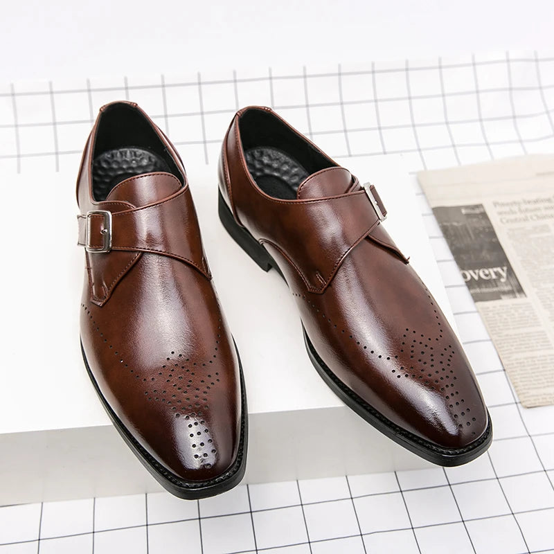 Ashford™ | Comfortable Monk Strap Dress Shoes