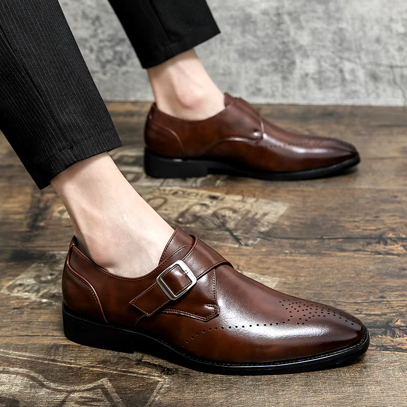 Ashford™ | Comfortable Monk Strap Dress Shoes