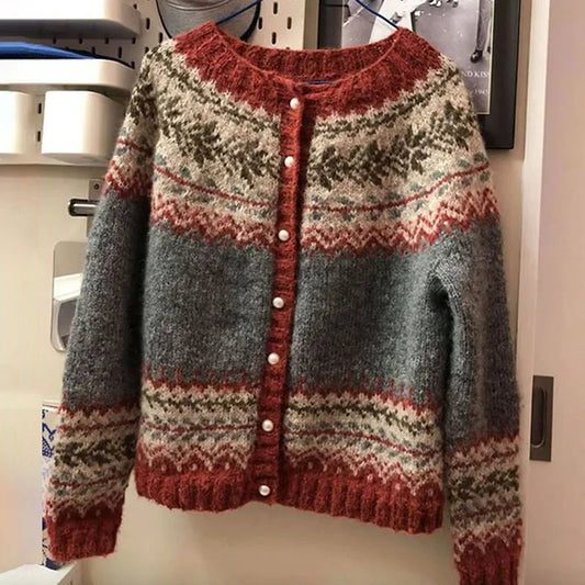 Atasha | Vintage Icelandic Wool Cardigan 0