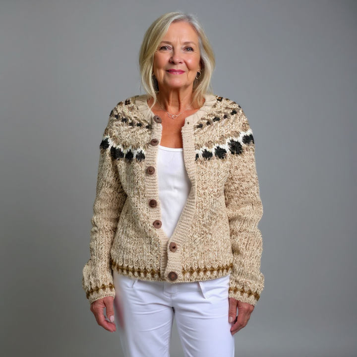 Aubree | Vintage Icelandic Wool Cardigan 1