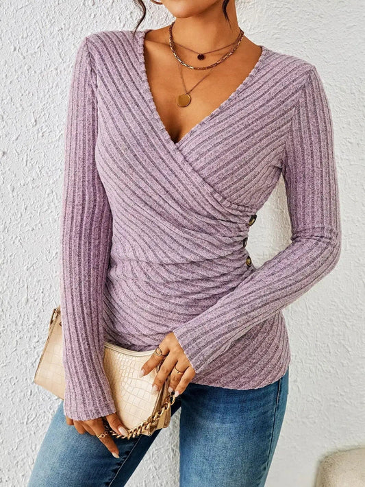Aurora™ | Flattering Long Sleeve Top for Women