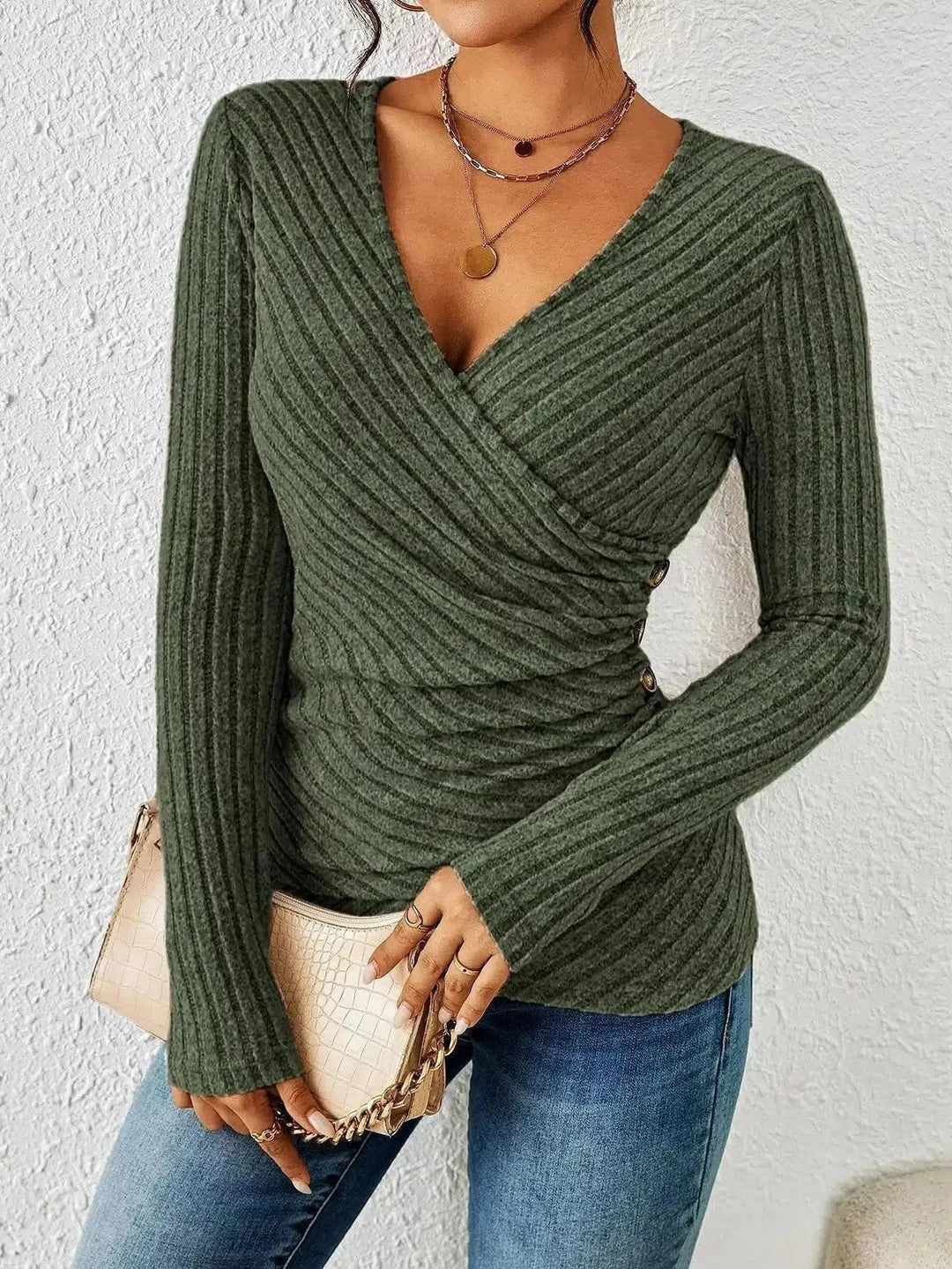 Aurora™ | Flattering Long Sleeve Top for Women