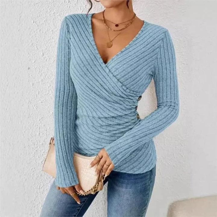 Aurora™ | Flattering Long Sleeve Top for Women