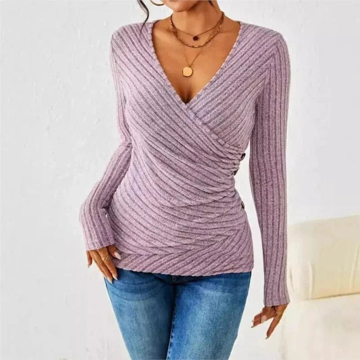 Aurora™ | Flattering Long Sleeve Top for Women