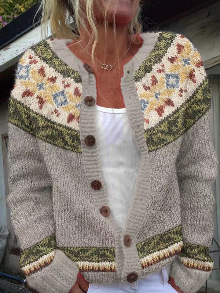 Autumn | Vintage Icelandic Wool Cardigan 0