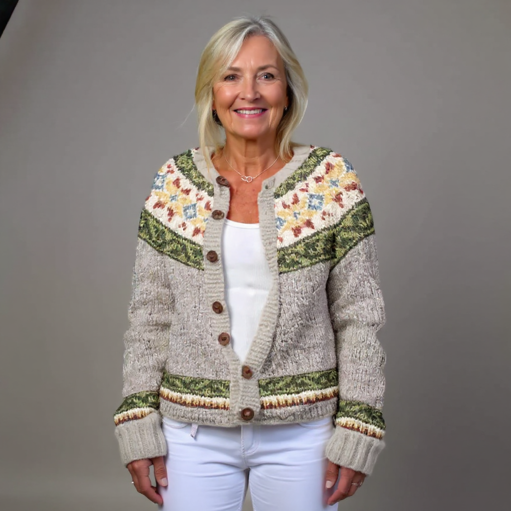 Autumn | Vintage Icelandic Wool Cardigan 1