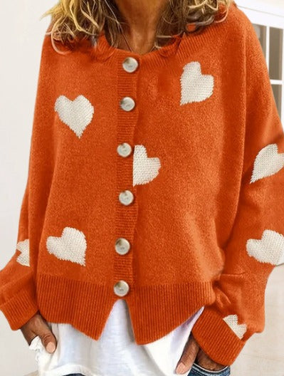 Ava | Heart Cardigan 0