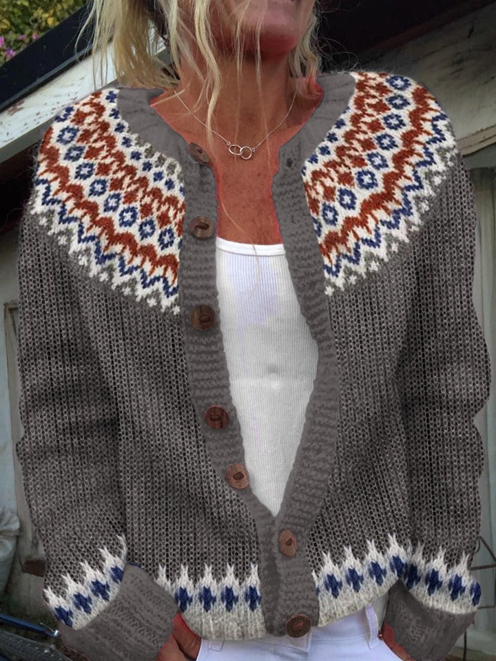Barbara | Vintage Icelandic Wool Cardigan 0
