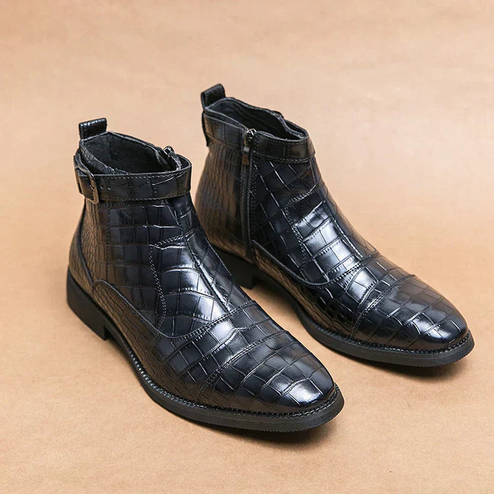 Baron | Leather Boots with Buckle 1