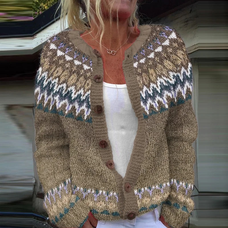 Baylee | Vintage Icelandic Wool Cardigan 0