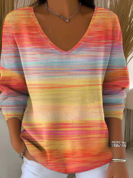 Beatrice™ | Comfortable V-neck Pullover Sweater