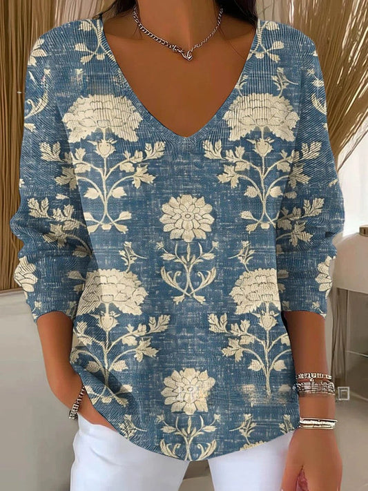 Beatrice™ | Comfortable Women's Sweater V-Neck Pullover