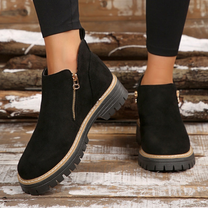 Birgitta™ | Effortless Black Ankle Boots for Women