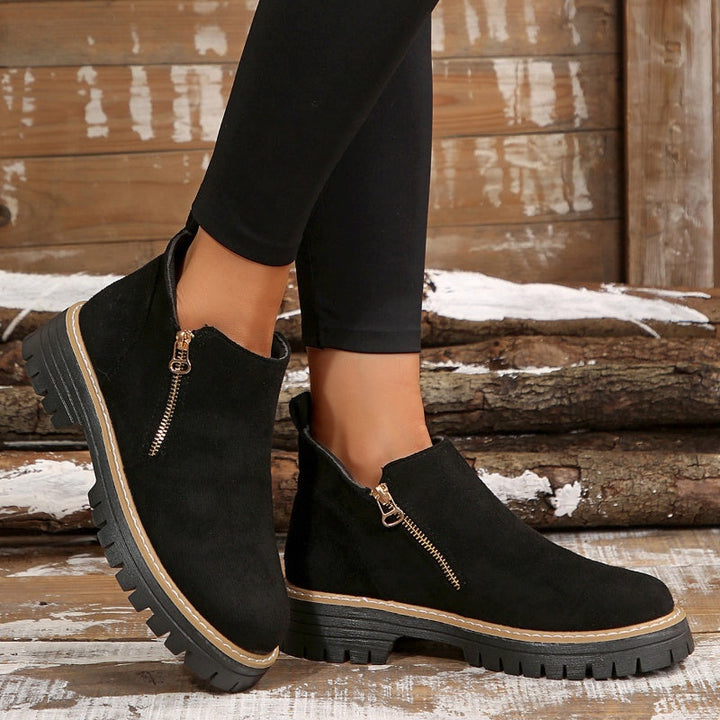 Birgitta™ | Effortless Black Ankle Boots for Women