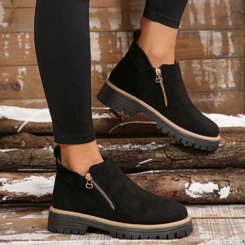 Birgitta™ | Effortless Black Ankle Boots for Women