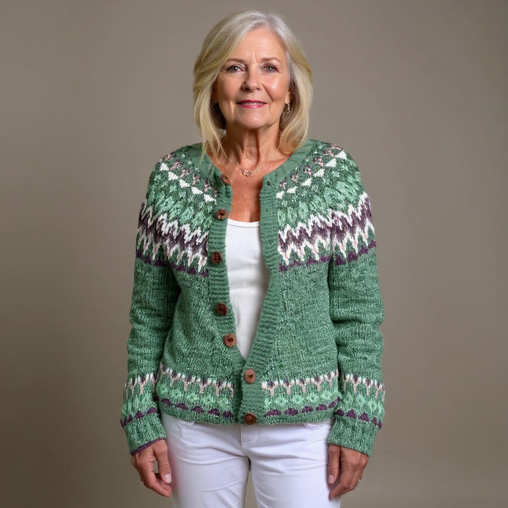 Briella | Vintage Icelandic Wool Cardigan 1