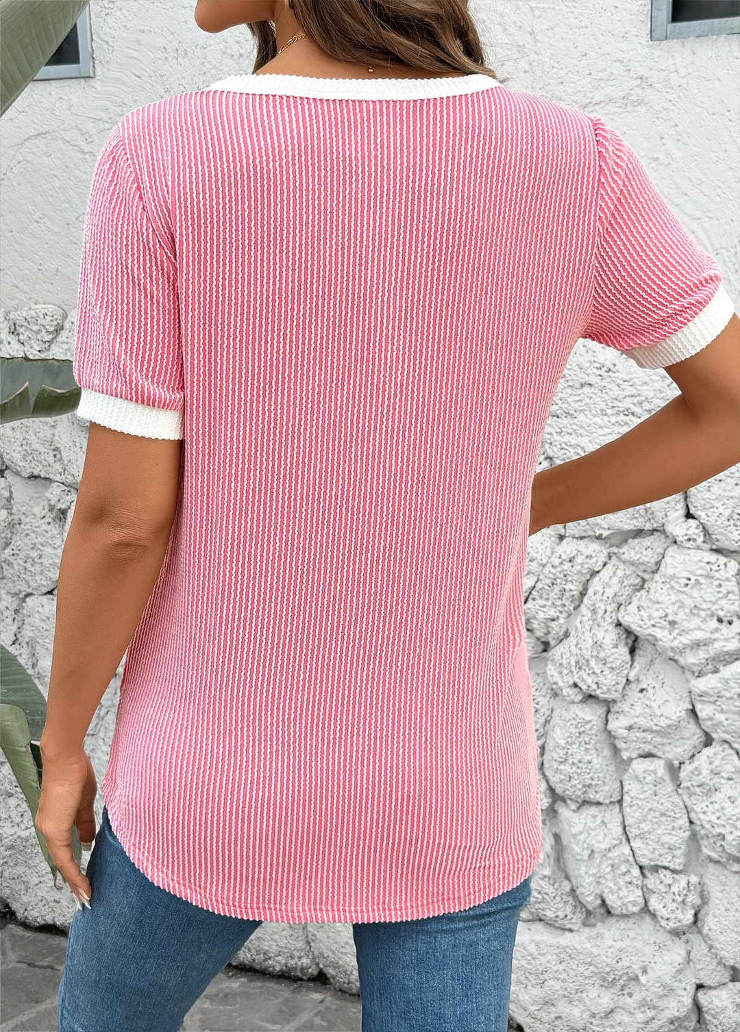 Callie™ | Vintage-Inspired Henley Tee