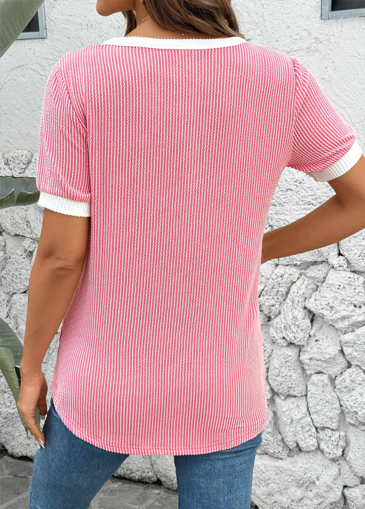 Callie™ | Vintage-Inspired Henley Tee