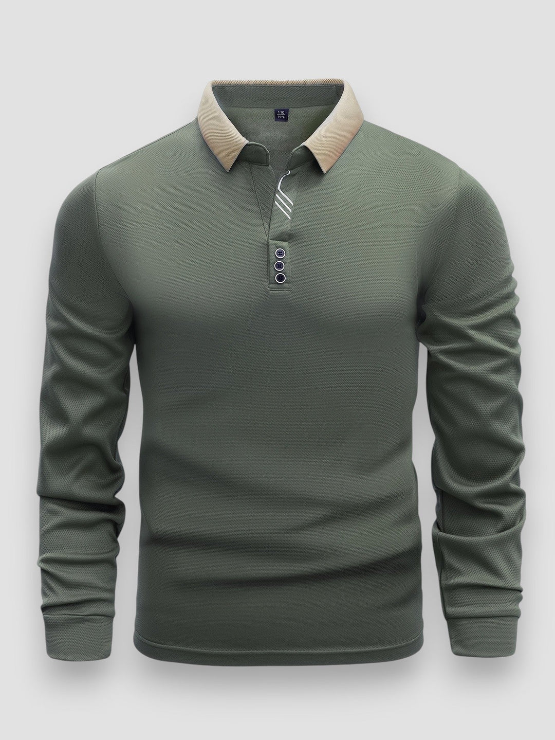 Callum™ | Smart Long Sleeve Polo Shirt for Men