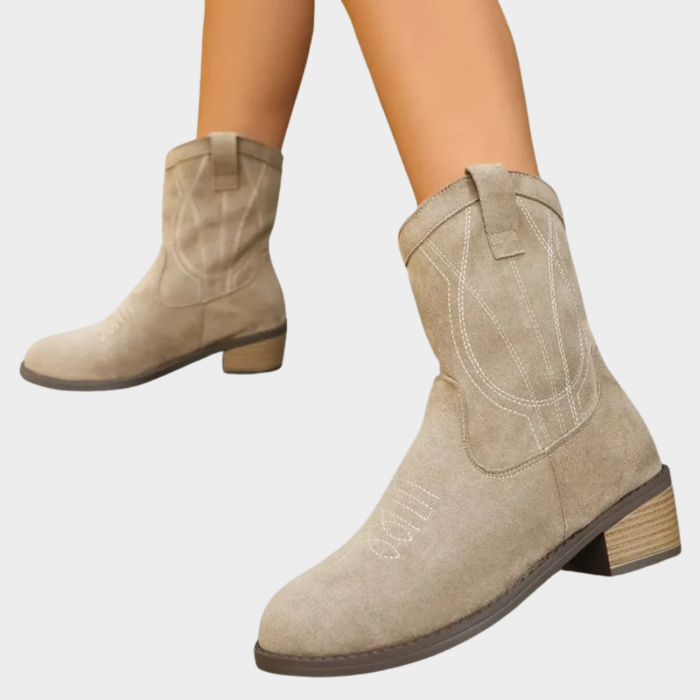 Chandler | Cowboy -Style Ankle Boots 3